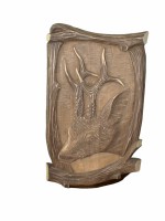 Ručne vyrezávaný drevený obraz - Srnec doska